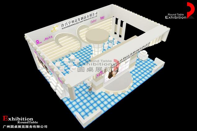 廣州美博會展臺搭建圖片