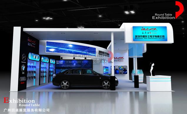 汽車(chē)配件展臺(tái)設(shè)計(jì)