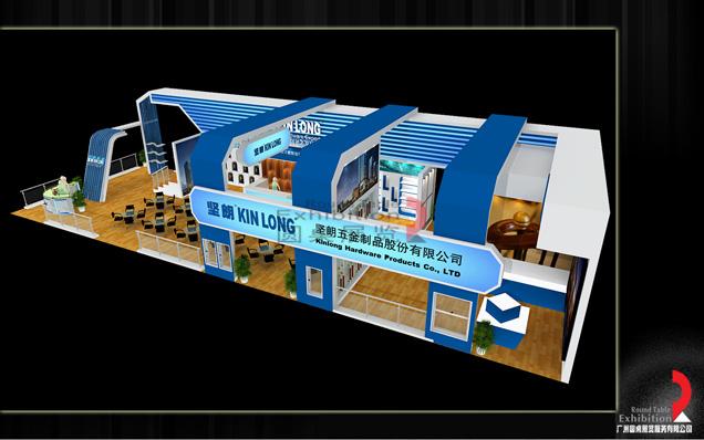 上海五金展臺設計效果圖片