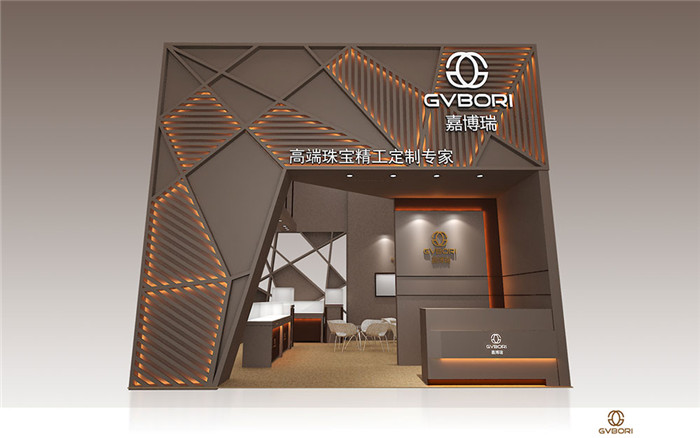 香港珠寶展臺(tái)設(shè)計(jì)