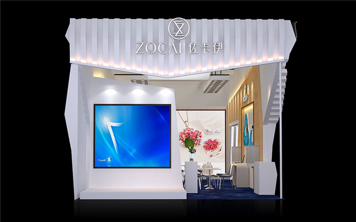 香港珠寶展臺設計效果圖片