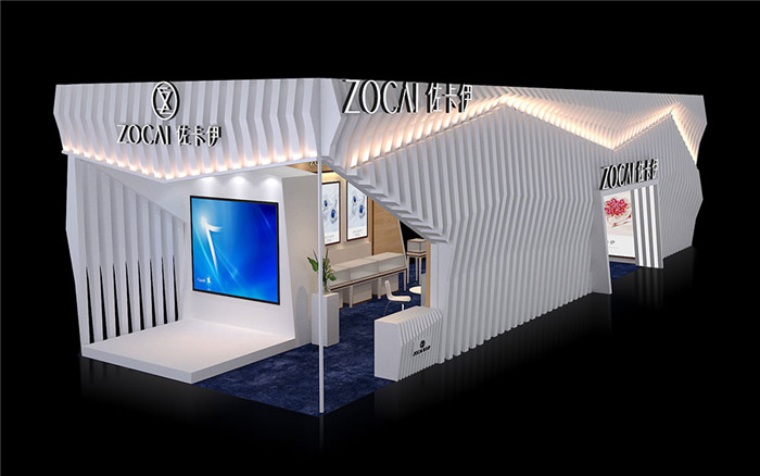 香港珠寶展臺設計效果圖片