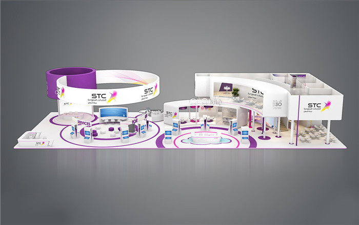 珠海打印耗材展展臺(tái)設(shè)計(jì)