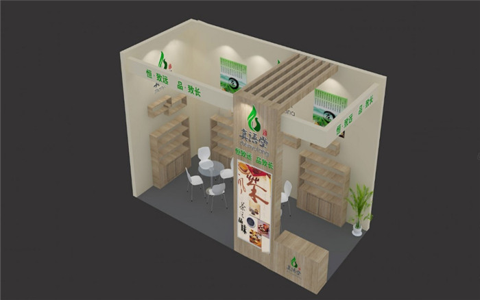 廣州茶博會攤位搭建圖片