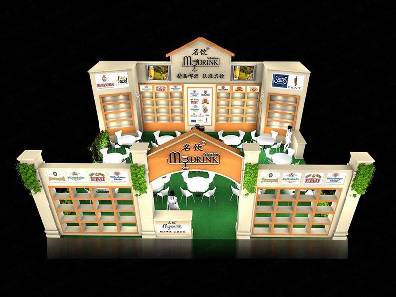 廣州烘焙展臺搭建-名飲