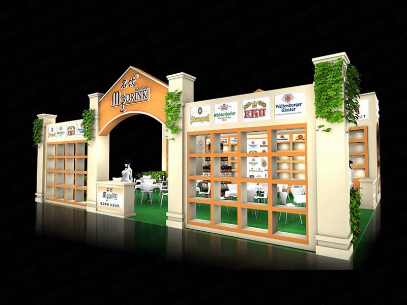 廣州烘焙展臺搭建圖片