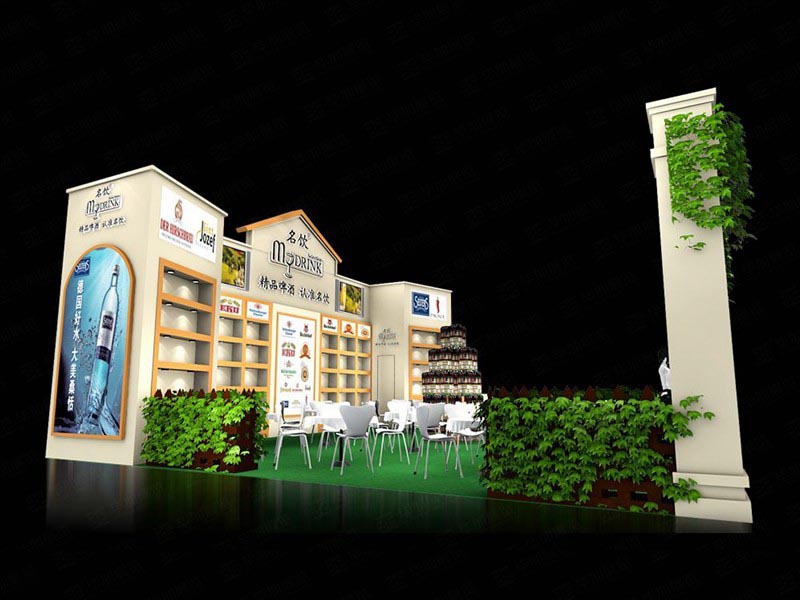 廣州烘焙展臺搭建-名飲