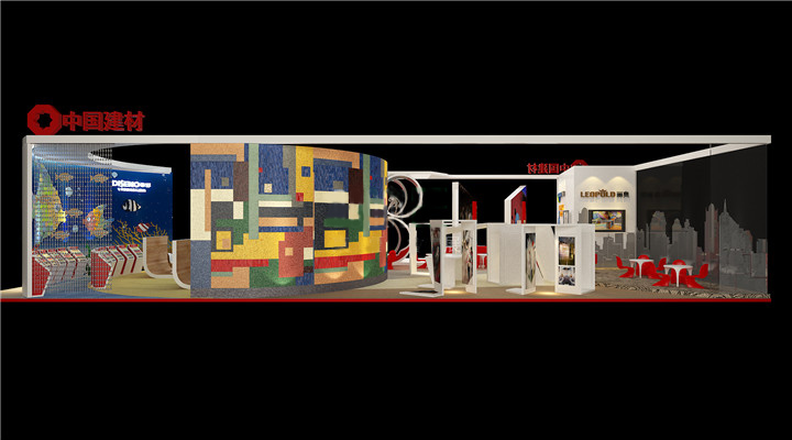中國(guó)建材-上海建材展展臺(tái)設(shè)計(jì)