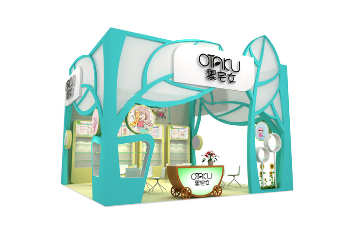 御宅女-上海美博會(huì)展臺(tái)設(shè)計(jì)