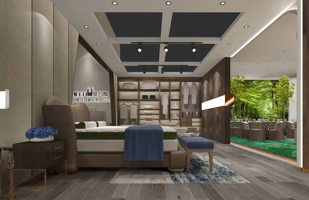 氧屋睡眠-上海家具博覽會展位設(shè)計(jì)|展臺搭建|展覽裝修