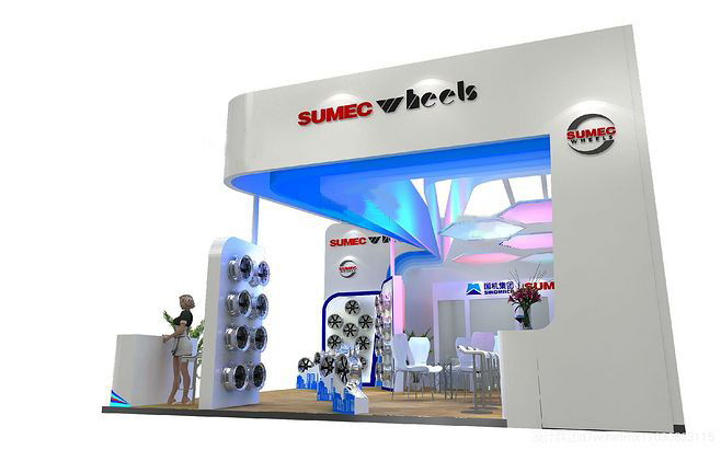 SUMEC WHEELS-上海汽配展展會設(shè)計