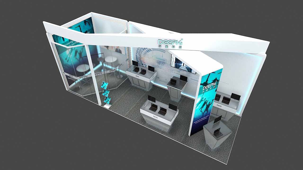 深鑒科技-廣州安防展會設計|廣州安防展會搭建|安防展展位裝修