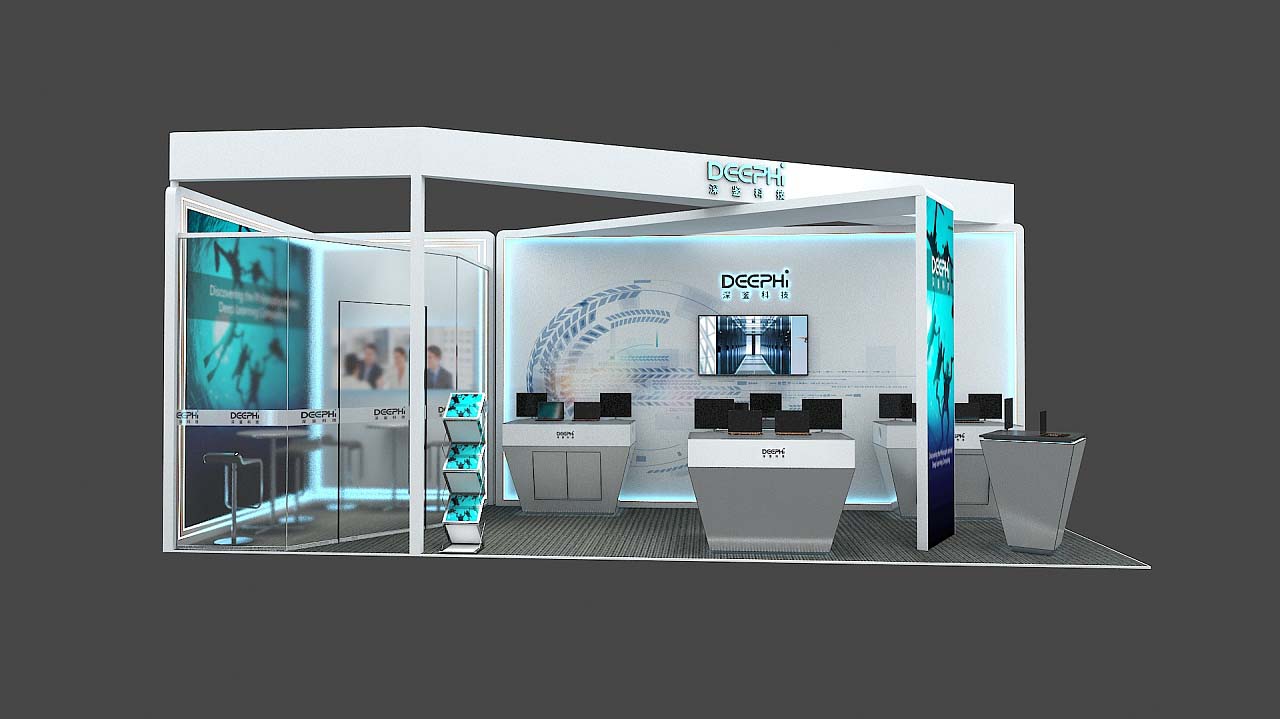 深鑒科技-廣州安防展會設計|廣州安防展會搭建|安防展展位裝修