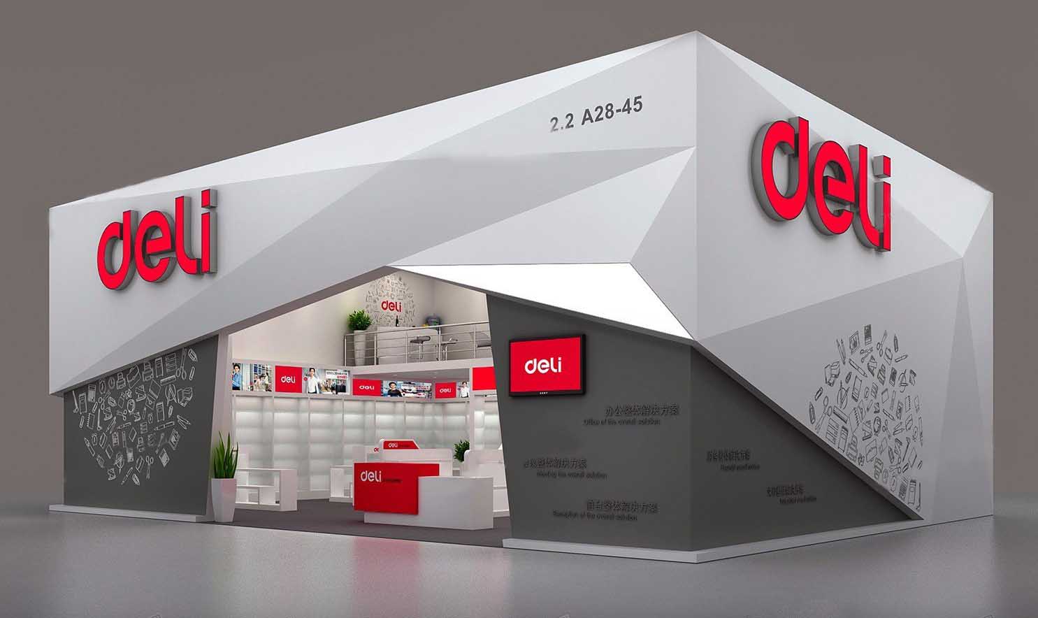 上海展臺設(shè)計-deli-教育展展臺設(shè)計