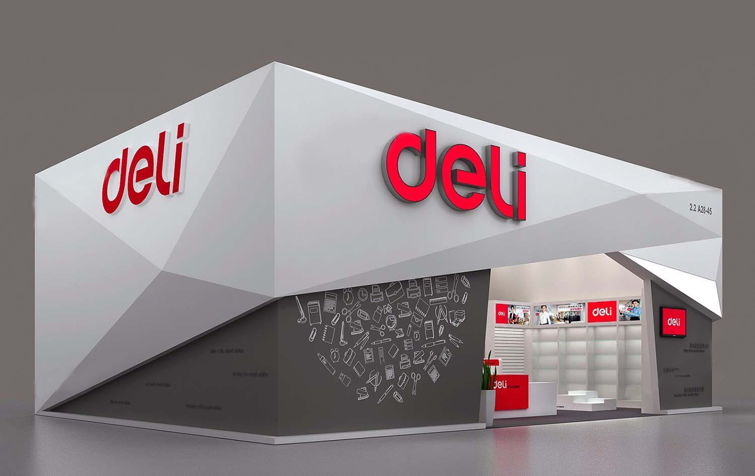 上海展臺設(shè)計-deli-教育展展臺設(shè)計