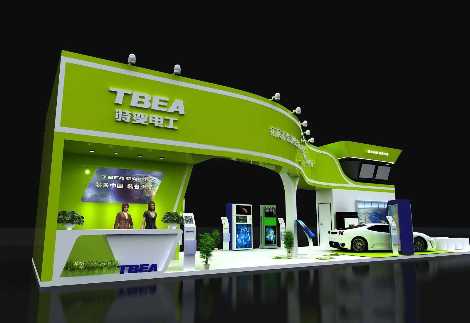上海展臺(tái)搭建-特變電工-新能源展會(huì)設(shè)計(jì)