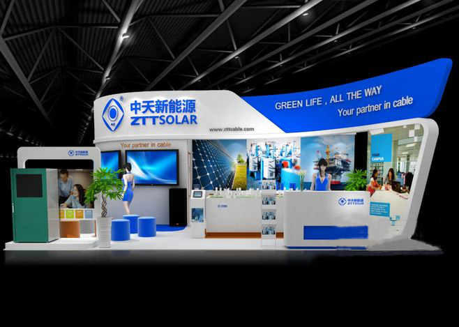 廣州展臺(tái)設(shè)計(jì)-中天新能源-新能源展會(huì)搭建