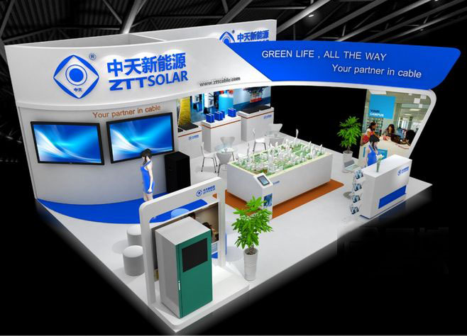 廣州展臺(tái)設(shè)計(jì)-中天新能源-新能源展會(huì)搭建