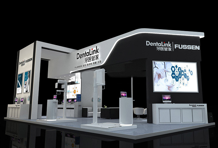 上海展臺裝修-牙醫(yī)管家-口腔展展覽裝修