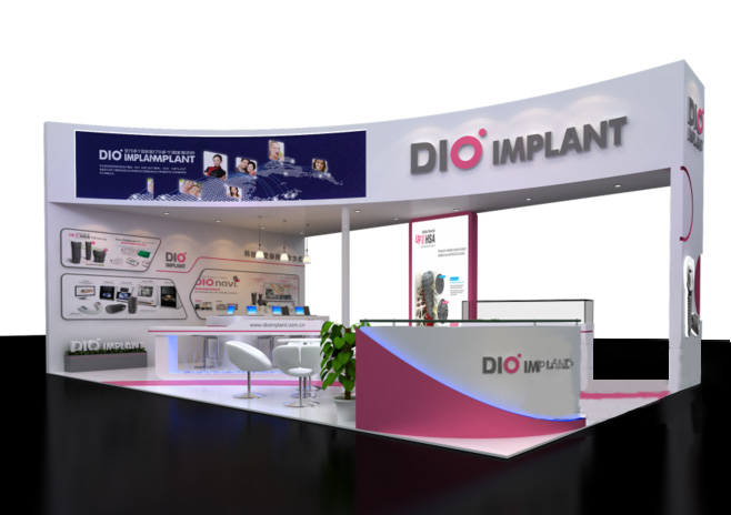 上海主場承接-DIO-口腔展展位設(shè)計(jì)