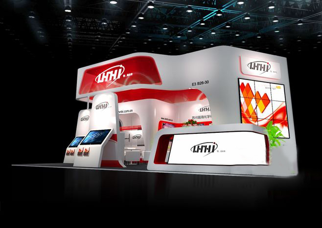 上海展臺設(shè)計與搭建-蘇州瀚海-涂料展展臺設(shè)計