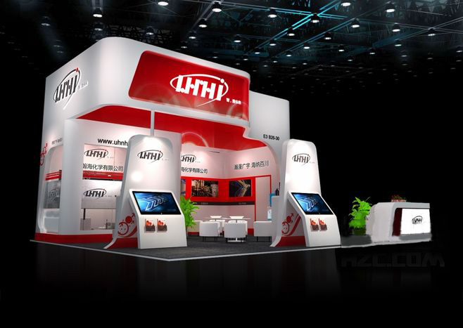 上海展臺設(shè)計與搭建-蘇州瀚海-涂料展展臺設(shè)計