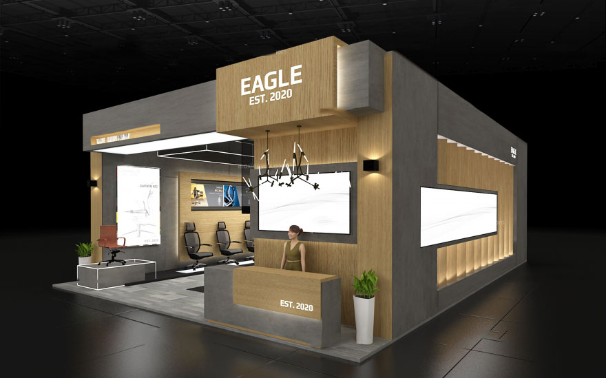 上海辦公用品展臺設(shè)計(jì)-EAGLE