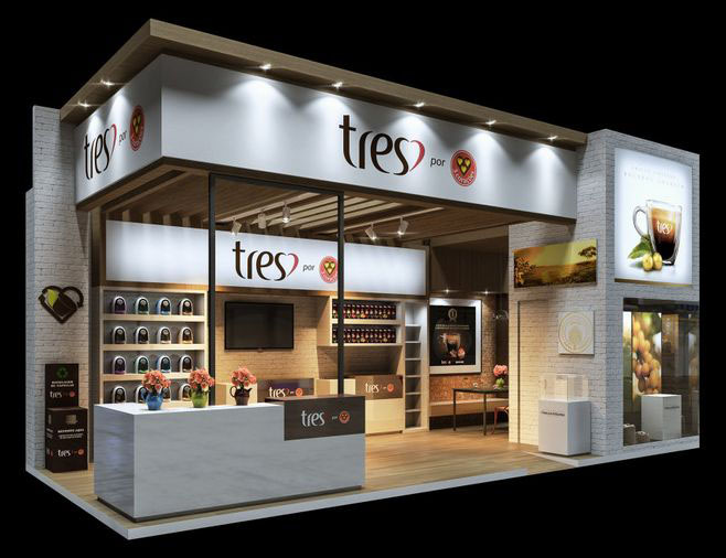 上海展會(huì)布置-tres-食品展展會(huì)布置