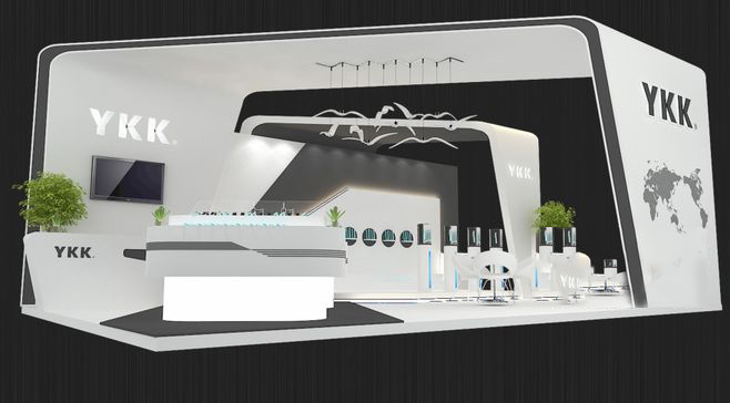 深圳展臺搭建-YKK-面料展展臺搭建