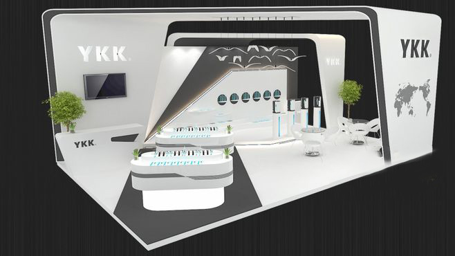 深圳展臺搭建-YKK-面料展展臺搭建
