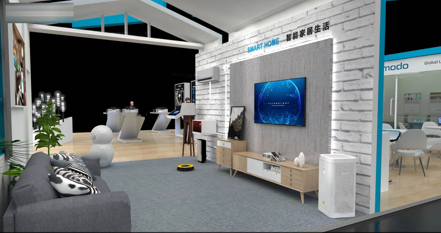深圳物聯(lián)網(wǎng)展臺(tái)設(shè)計(jì)-zmodo