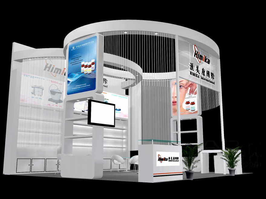 上?；椴?huì)展臺(tái)搭建圖片