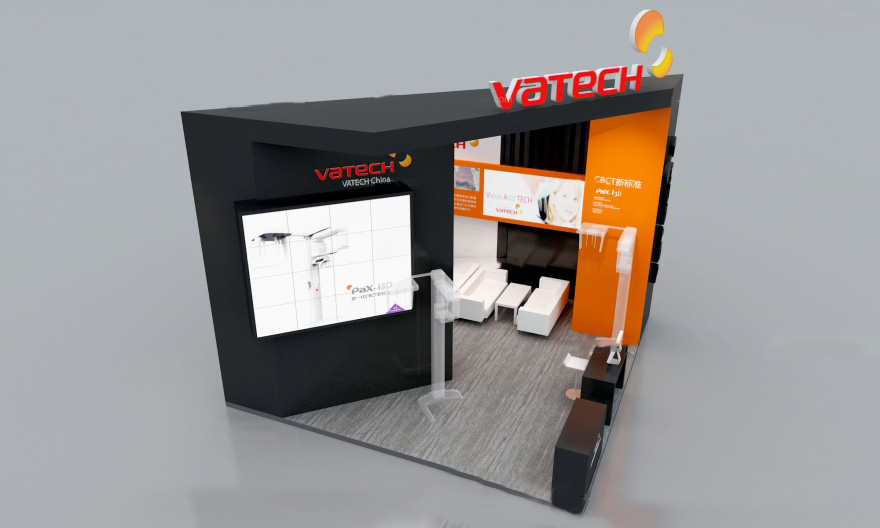 廣州展位裝修-vatech-口腔展位裝修
