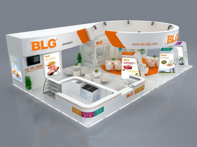 北京展臺搭建-BLG-食品展臺搭建