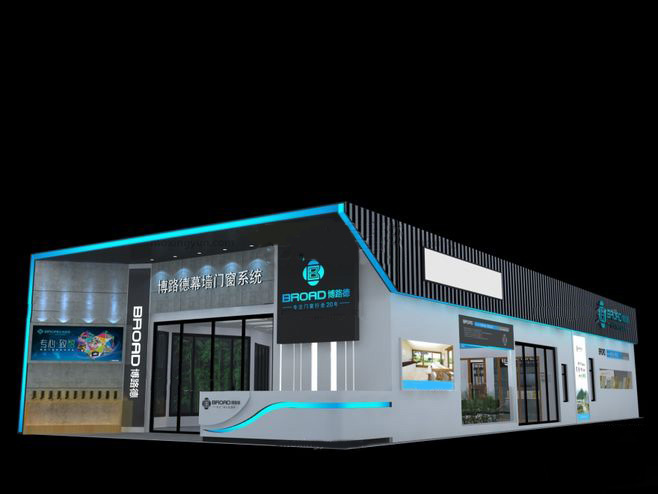 上海展臺制作-博路德-幕墻展臺制作