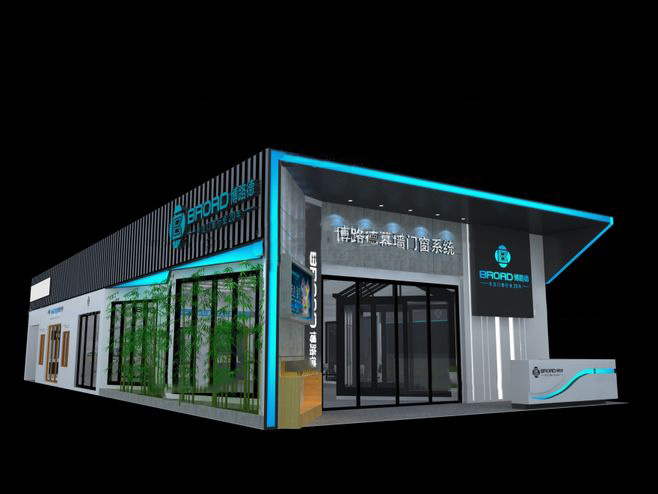 上海展臺制作-博路德-幕墻展臺制作