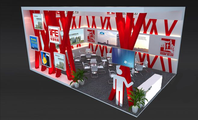 上海展臺展示-快意-電梯展臺展示