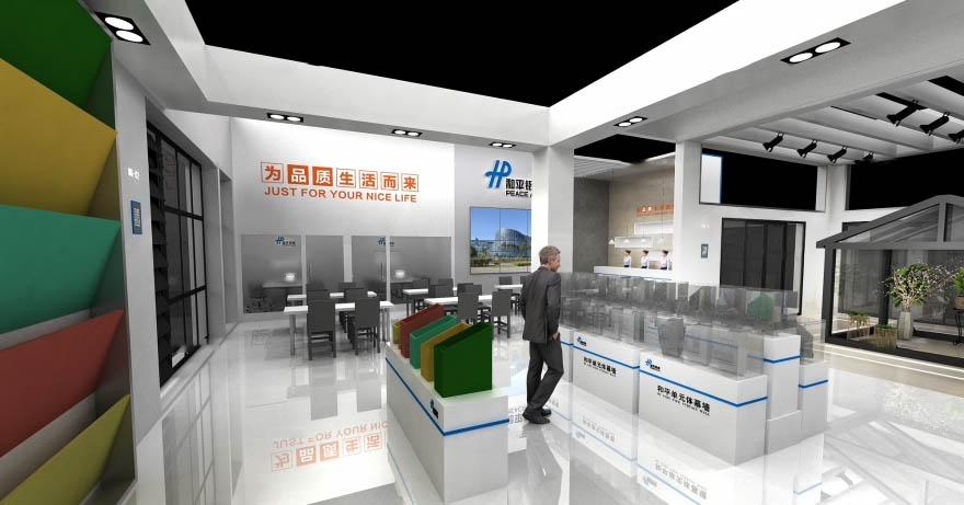 廣州裝修展臺(tái)-和平鋁業(yè)-衣柜展臺(tái)裝修