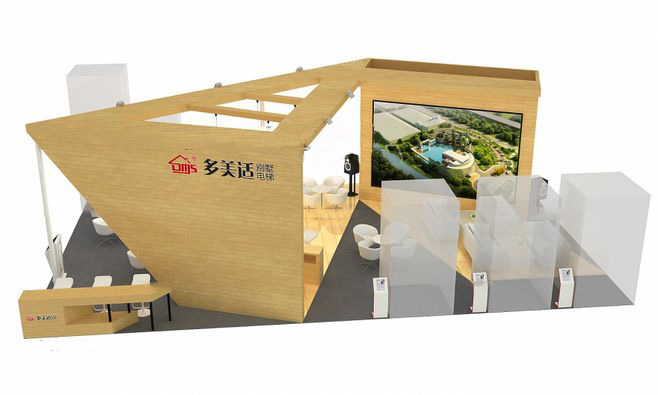 鄭州展會布置-多美適-電梯展會布置