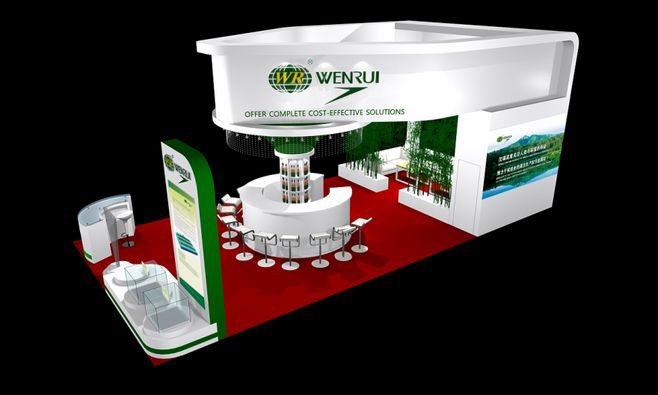 鄭州展位搭建-汶瑞-電梯展位搭建