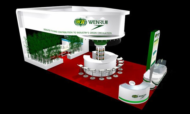 鄭州展位搭建-汶瑞-電梯展位搭建