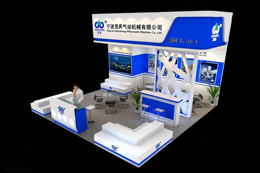 上海展會-寧波茂晟氣動-電梯展會搭建