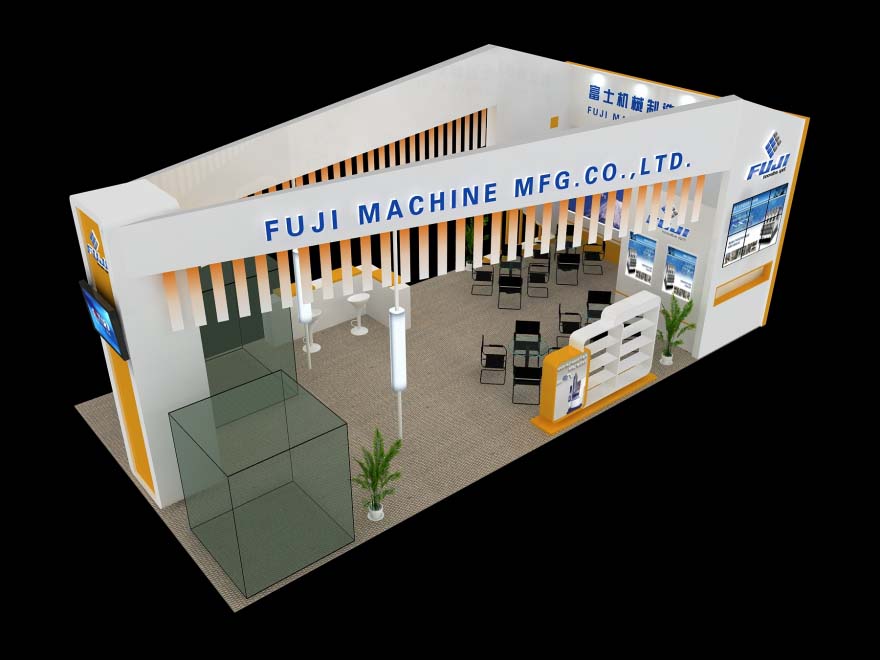 深圳特裝展臺(tái)搭建-富士機(jī)械-工業(yè)設(shè)計(jì)展會(huì)設(shè)計(jì)