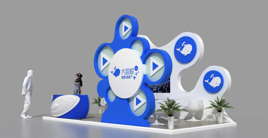 廣交會(huì)展位設(shè)計(jì)裝飾-大藍(lán)鯨