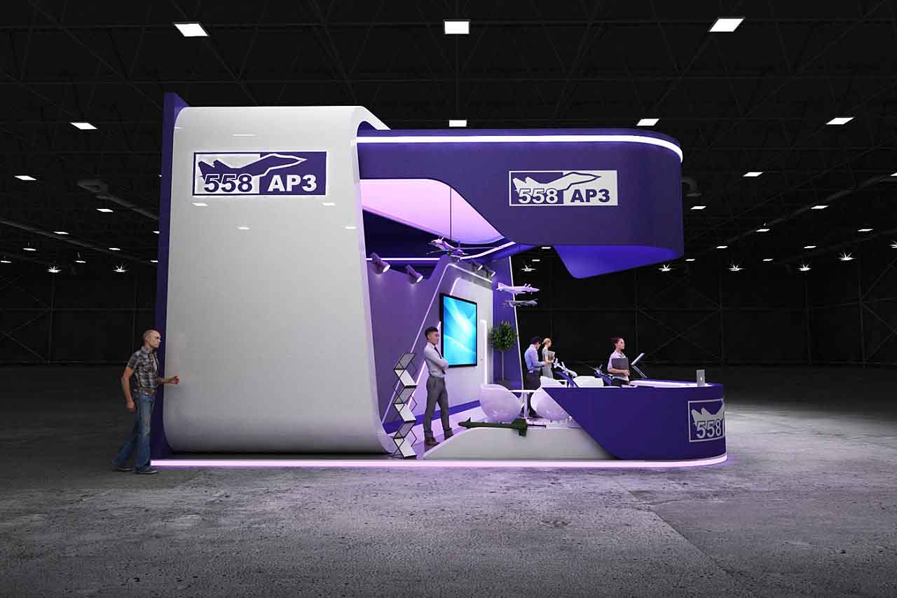 無(wú)人機(jī)展會(huì)搭建-558AP3-廣州展會(huì)展臺(tái)設(shè)計(jì)