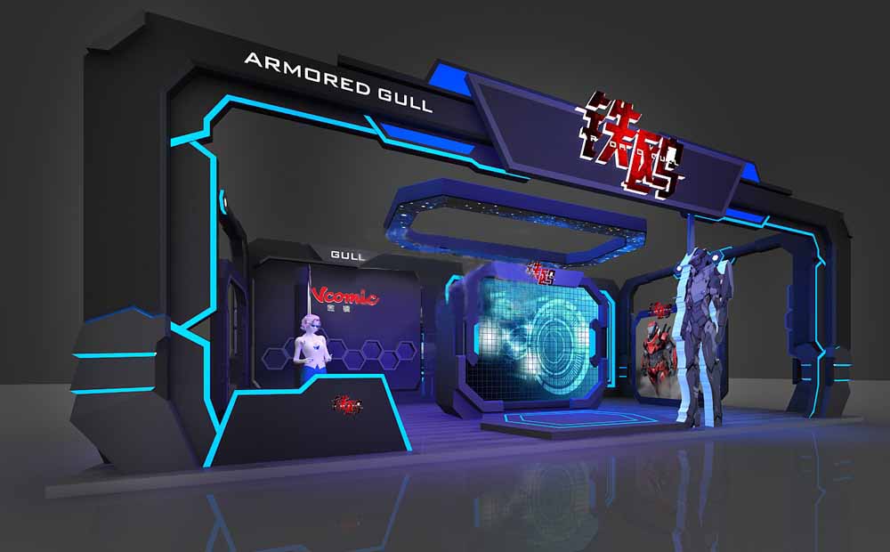 動漫游戲展裝修展會-鐵鷗-北京會展展會搭建