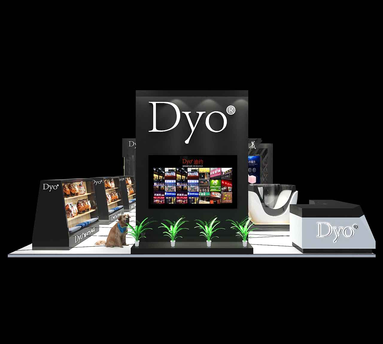 寵物展會展設(shè)計-Dyo-深圳會展展臺搭建