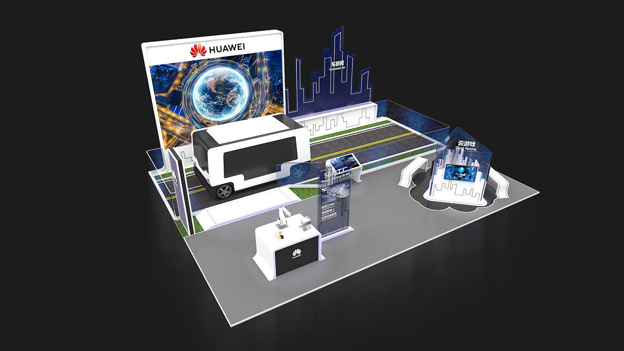 廣州展臺設(shè)計效果圖片