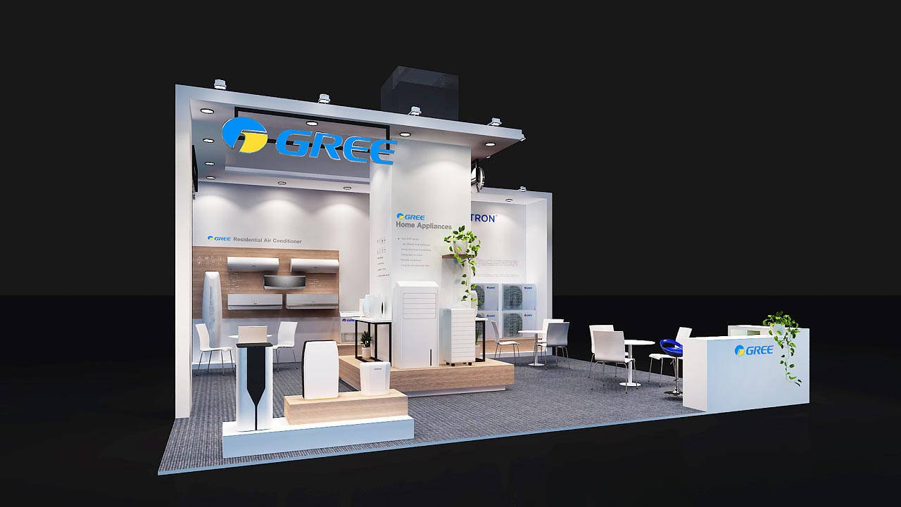 家電會展展臺設計-格力-上海展覽展示設計