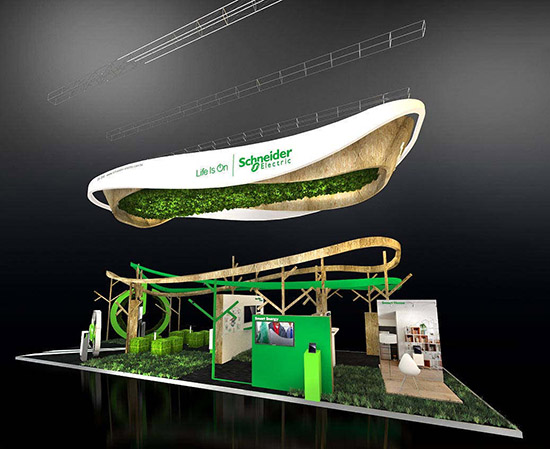 深圳設(shè)計(jì)展臺(tái)-施耐德-電子展特裝展臺(tái)設(shè)計(jì)